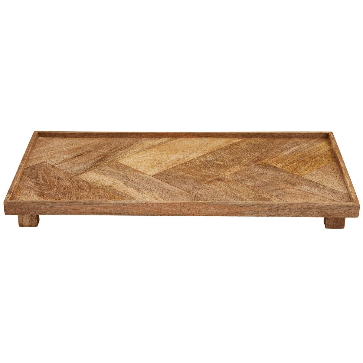 Herringbone Footed Serving board