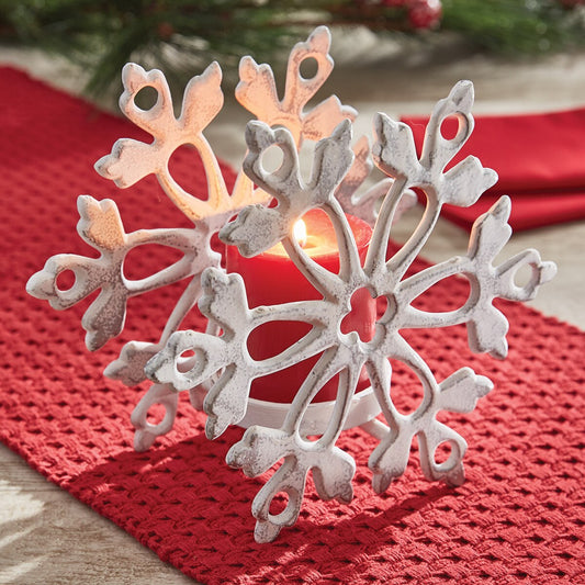 Snowflake Pillar Holder