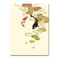 Allport Editions - Two Koi Fish & Lilypad Foil Blank Card