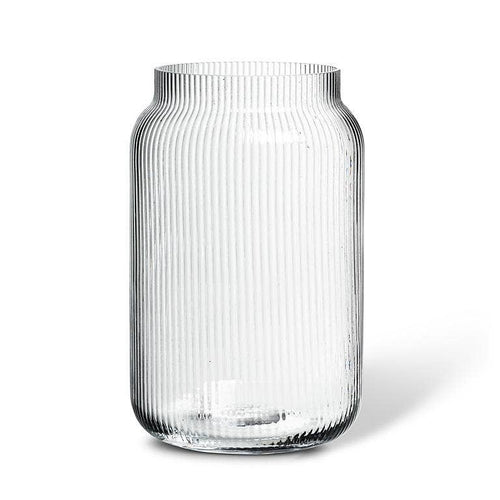 Abbott - Large Narrow Optic Jar Vase-8.5"H