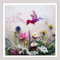 Sarah Smiles Creations - Hummingbird • Floral Greeting Card • Nature Art Photography 
