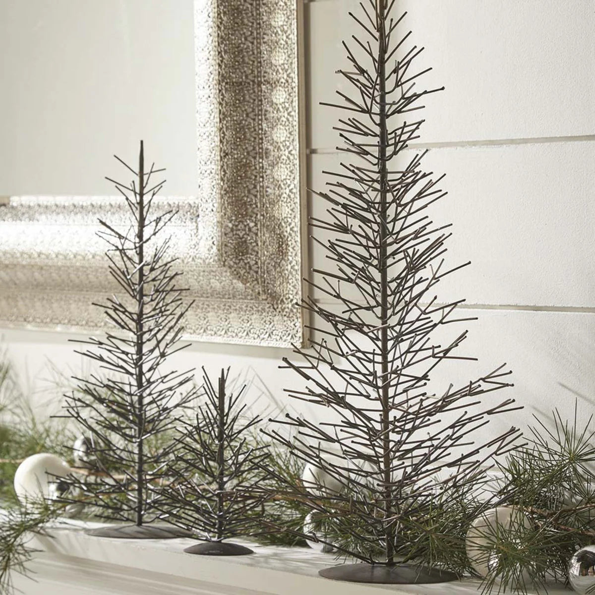 Natural Metal Christmas Trees