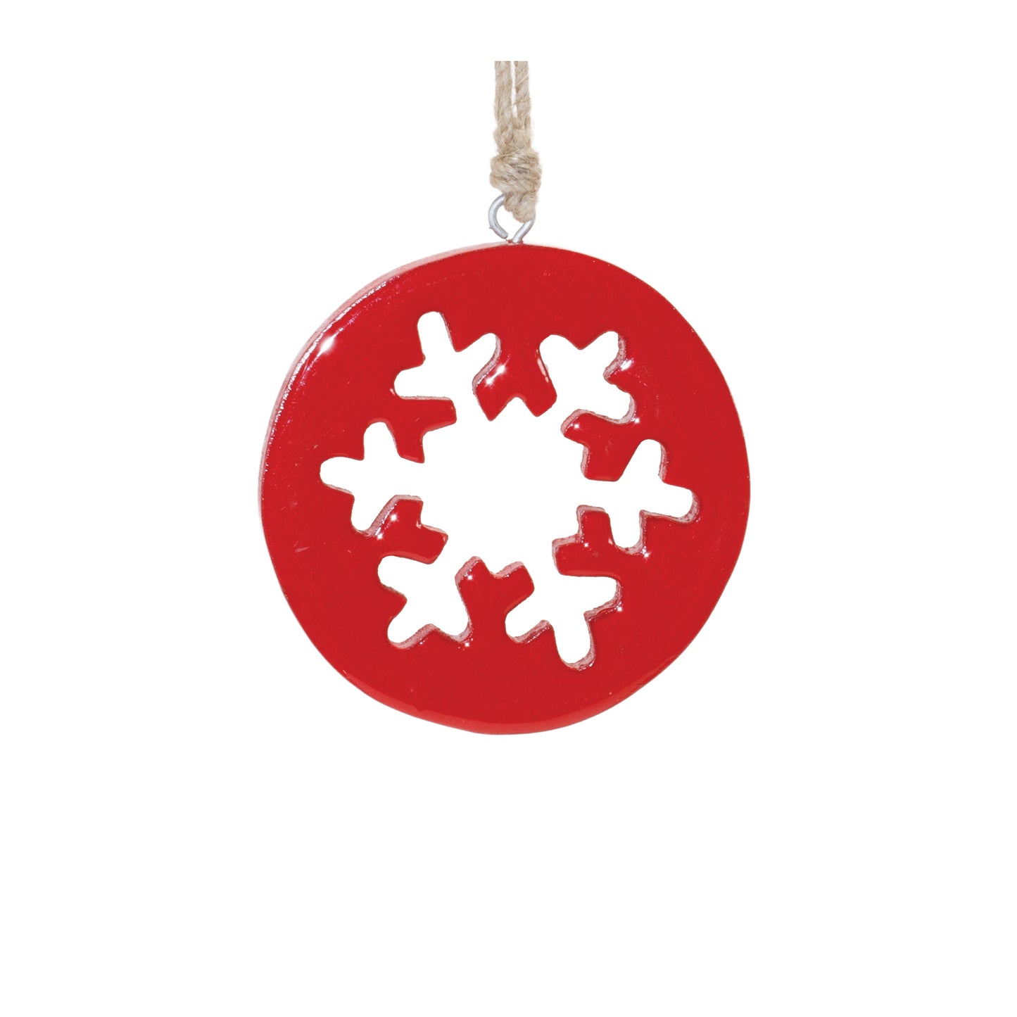 Snowflake Cut-Out Ornaments