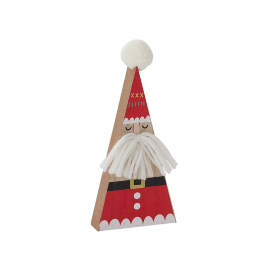 Santa's Whiskers Wooden Christmas Tree - Small