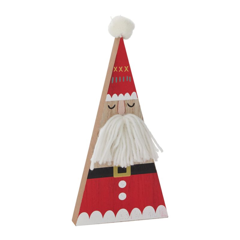 Santa's Whiskers Wooden Christmas Tree - Large