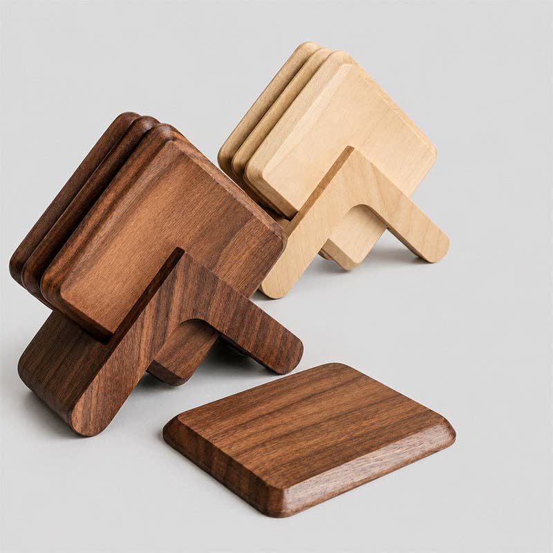 DAYLA - Square Wooden Coaster