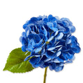 Soft Touch Faux Hydrangea Stem Blue