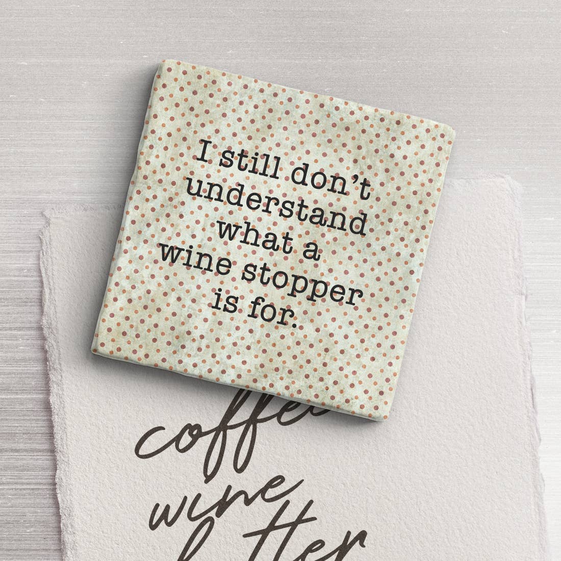 Wine Stopper - Marble Magnet