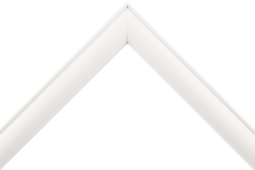 Beckman Gallery - Brooklyn White 1" Ready Made Picture Frame