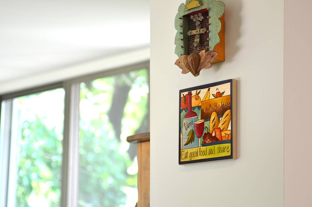 Sticks - "With a Cherry on Top" Wall Plaque - 9x9