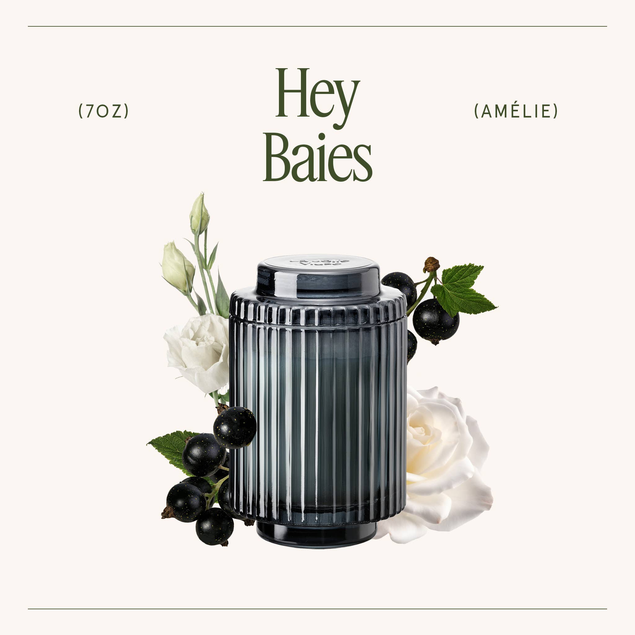La Jolie Muse - Hey Baies Scented Candle - 7oz