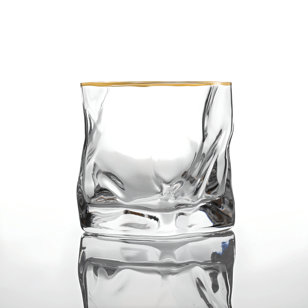 TsukiGlass - Gold Hoshi Japanese Crystal Whisky Glass