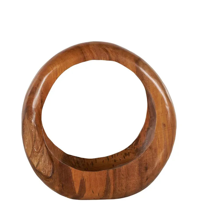 Teak Sculpture Circle ( 2 sizes)