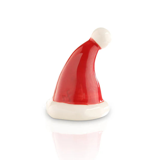 Nora Fleming Santa Stops Here / Santa Hat Mini