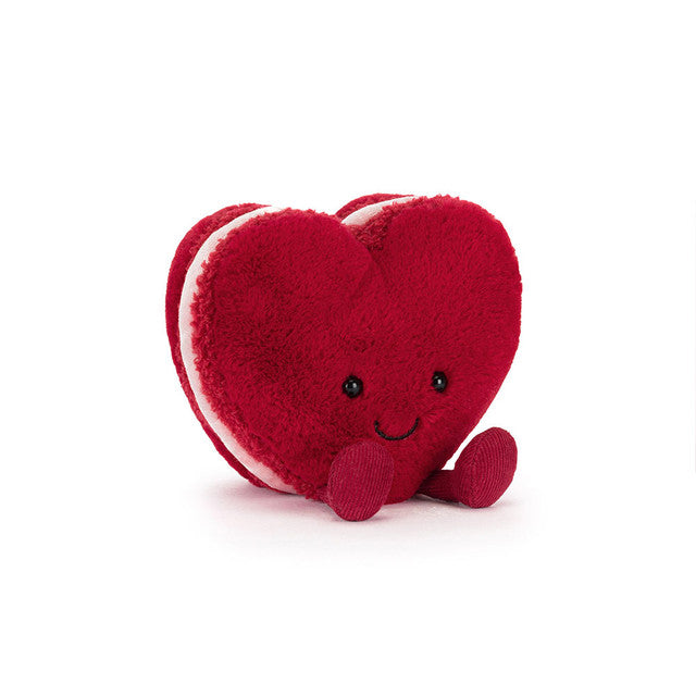 Jellycat Amuseable Arlette Red Heart Macaron