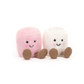 Jellycat Amuseables Pink & White Marshmallows