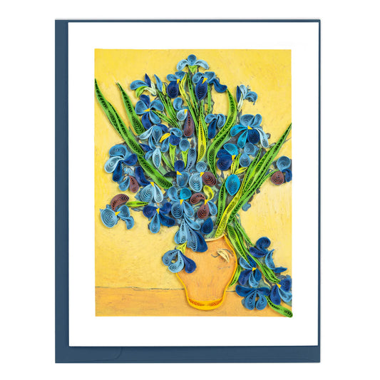 Irises - Quilling Greeting Cards