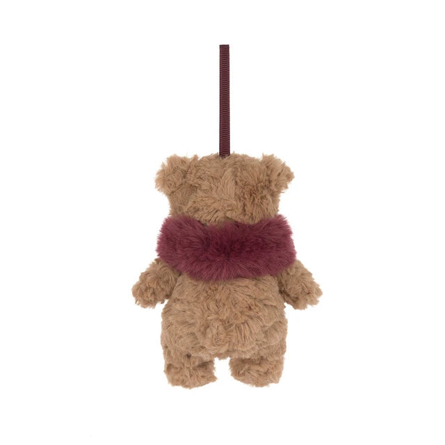Jellycat Amuseables Bartholomew Bear Winter Warmer Decoration
