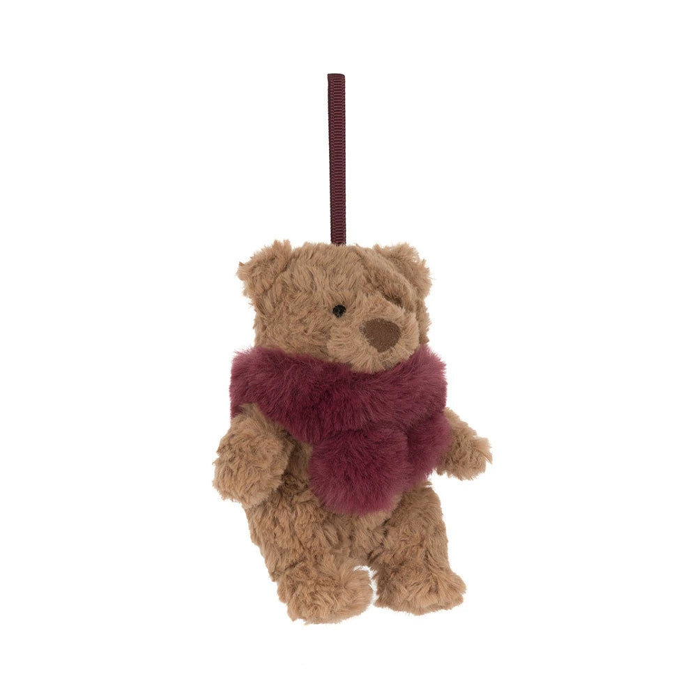 Jellycat Amuseables Bartholomew Bear Winter Warmer Decoration