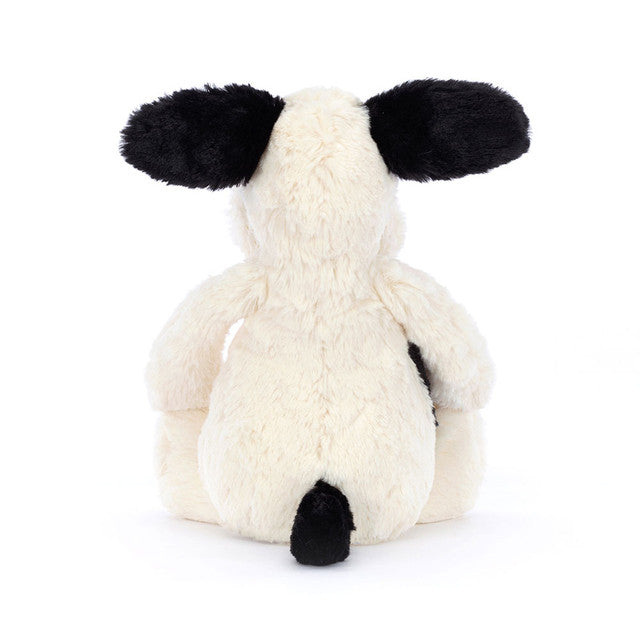 Jellycat Bashful Black & Cream Puppy (Original)
