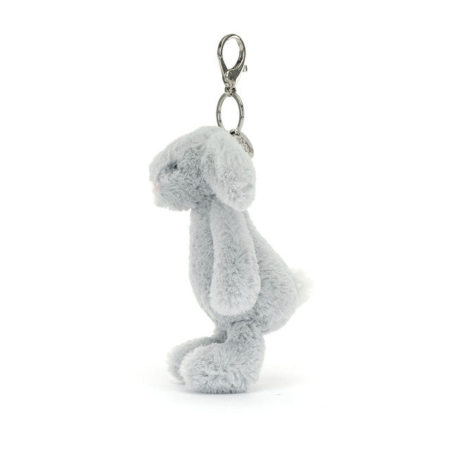 Jellycat Bashful Silver (Grey) Bunny Bag Charm