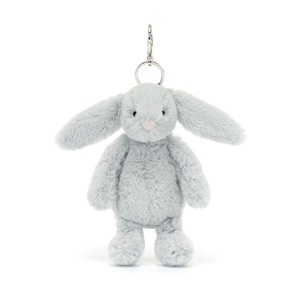 Jellycat Bashful Silver (Grey) Bunny Bag Charm
