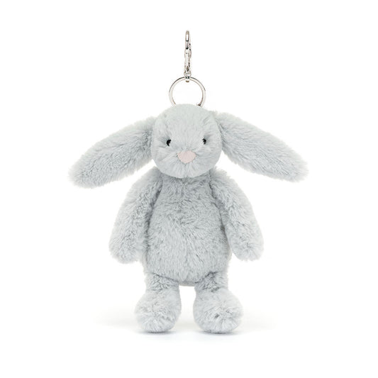 Jellycat Bashful Silver (Grey) Bunny Bag Charm
