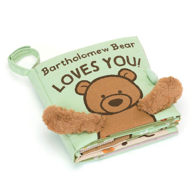 Jellycat Bartholomew Bear Loves You Soft Book