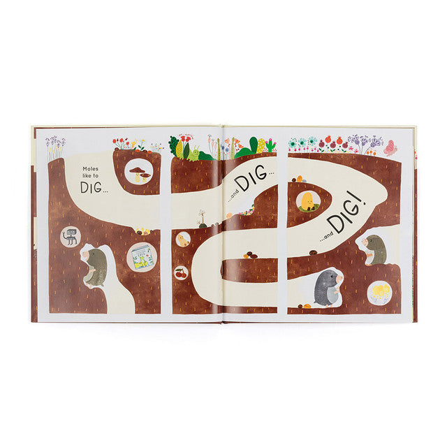 Jellycat Munro Muswell Mole And The Buried Treasure Book