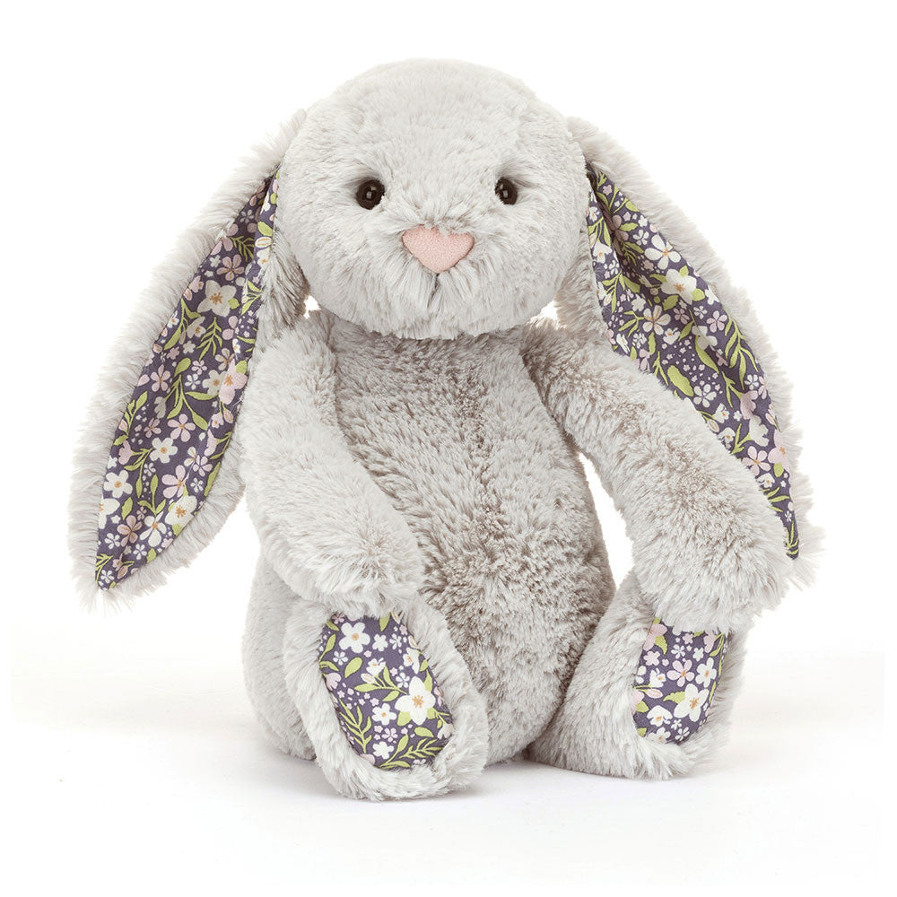 Jellycat Blossom Silver Bunny Bloom (Medium)