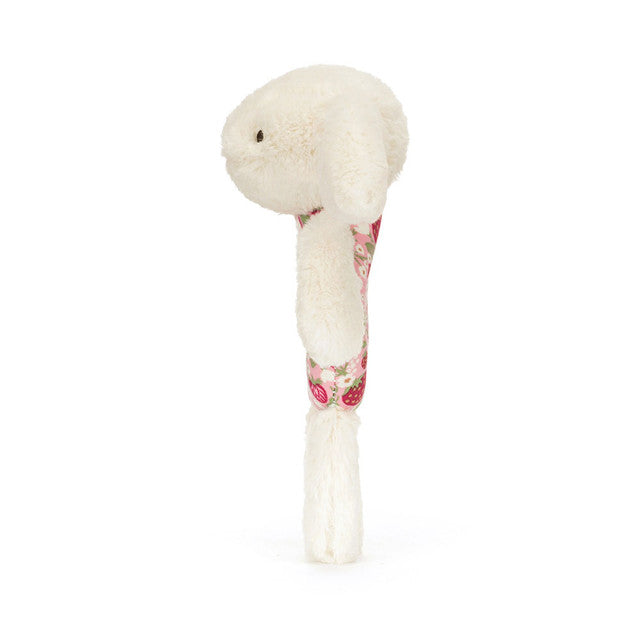 Jellycat Blossom Cream Bunny (Berry) Ring Rattle