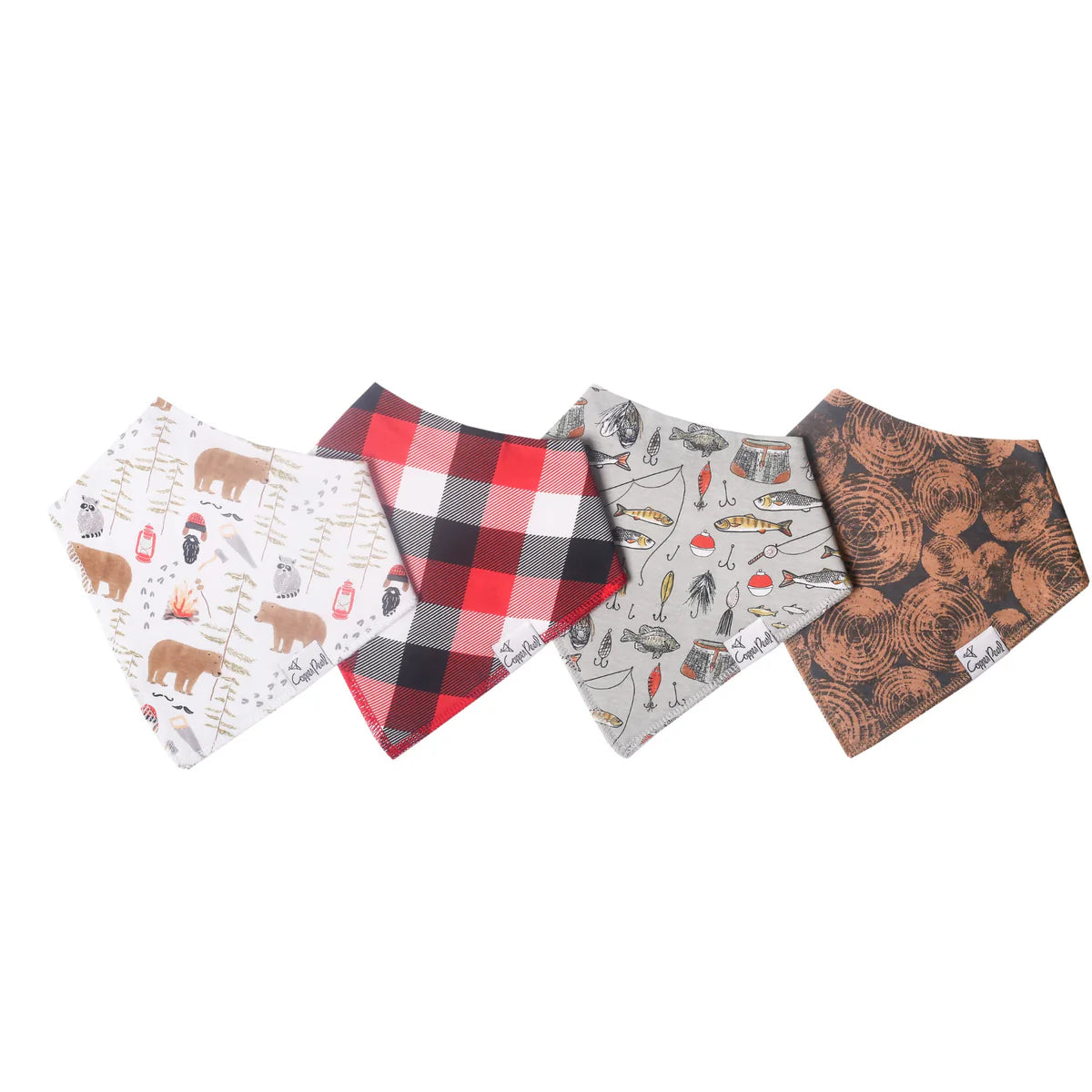 Copper Pearl Baby Bandana Bibs