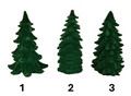 Green Flocked Tree