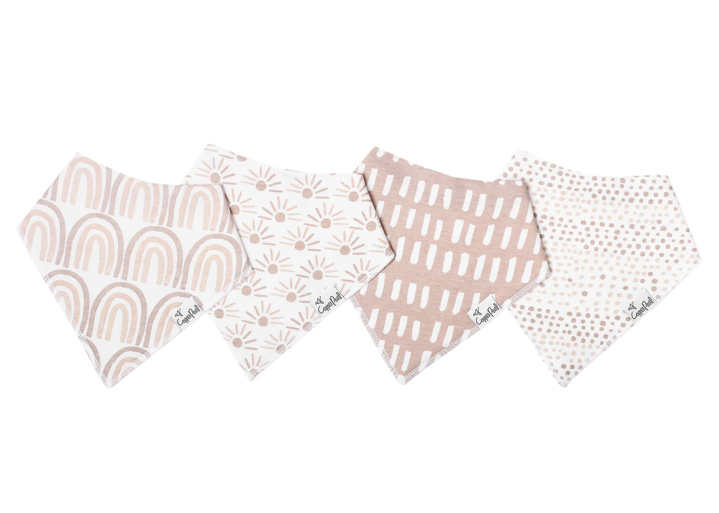 Copper Pearl - Baby Bandana Bibs