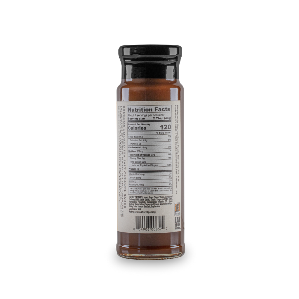 Bourbon Barrel Foods - Caramel Sauce – Bourbon Smoked Sea Salt & Bourbon