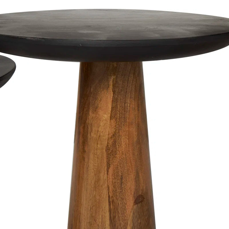 Wooden Side Tables - Round