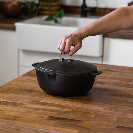 Barebones - Enamel Lined Cast Iron Crock Pot
