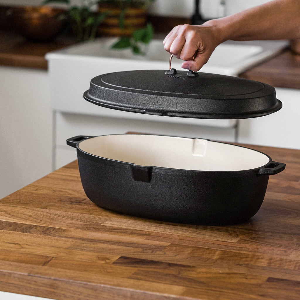 Barebones - Enamel Lined Cast Iron Roaster