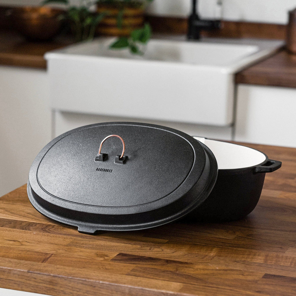 Barebones - Enamel Lined Cast Iron Roaster
