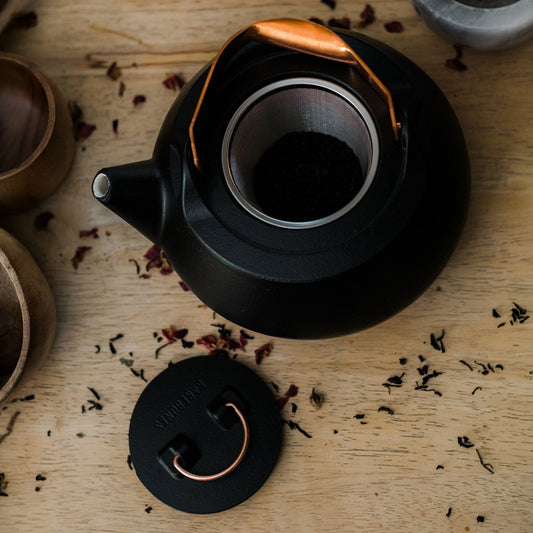 Barebones - Enamel Lined Cast Iron Teapot