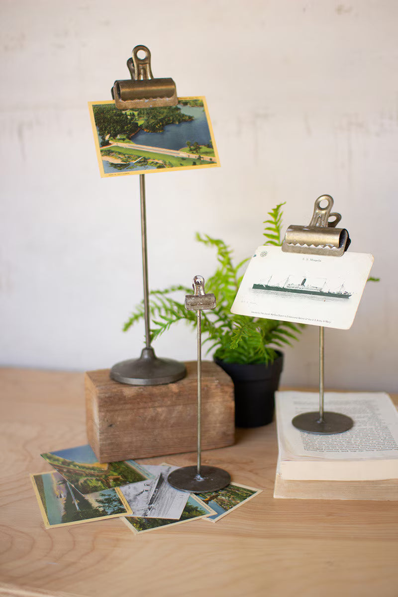 Metal Note Clips (3 sizes)