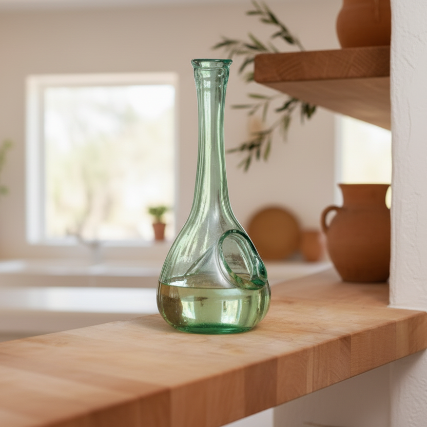 White Wine Glass Decanter w/ Ice Pocket