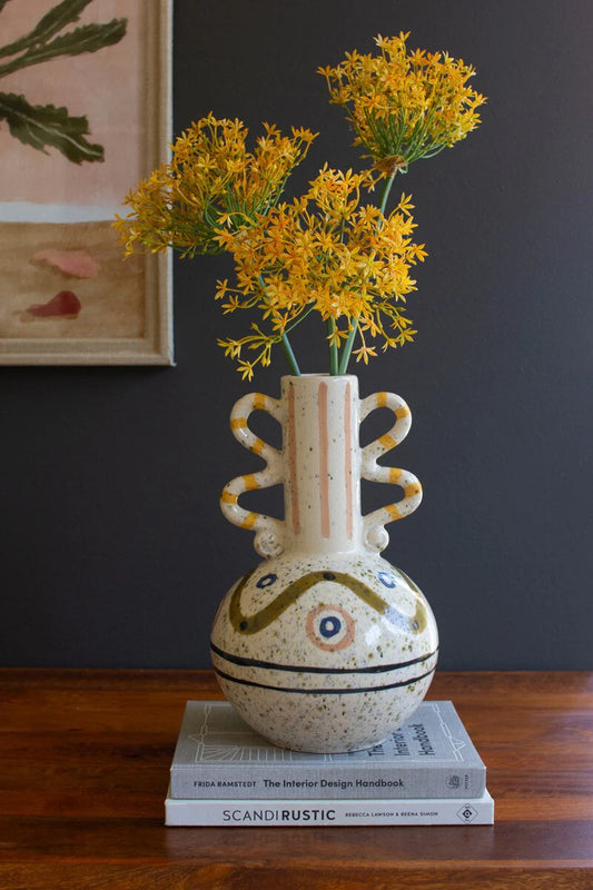 Ceramic Urn w/ Double Handles