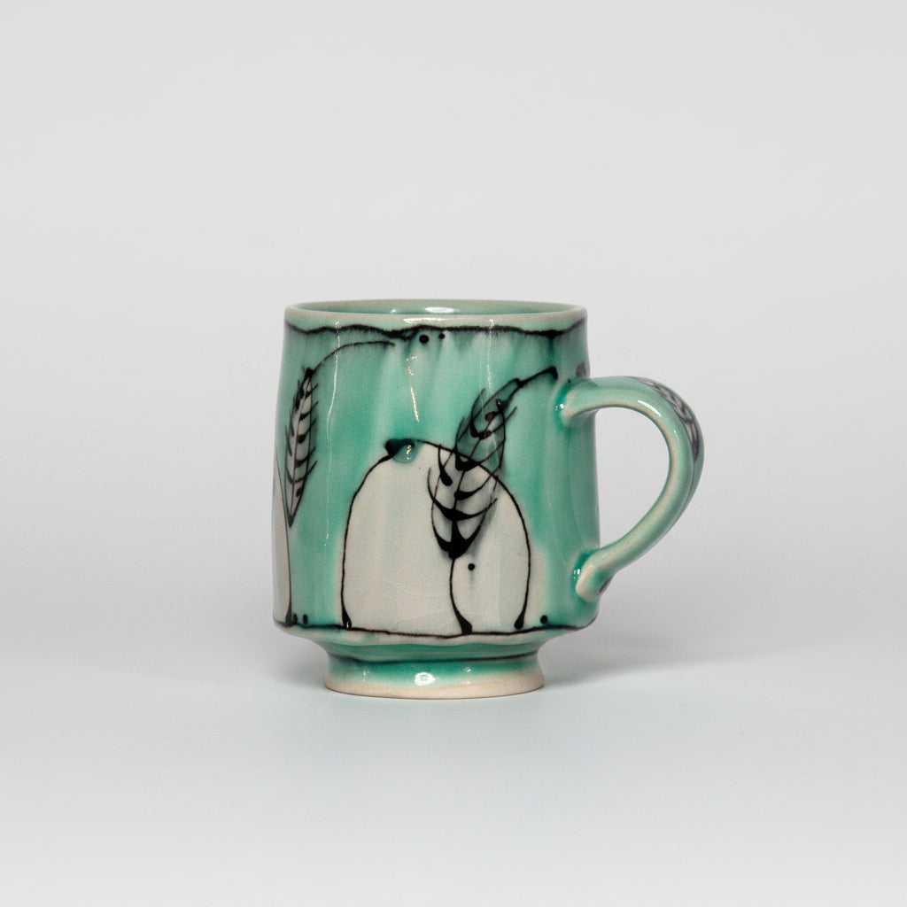 Jess Lease - B&W Tea Cup