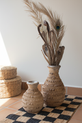 Carved Wooden Vases (2 Sizes)