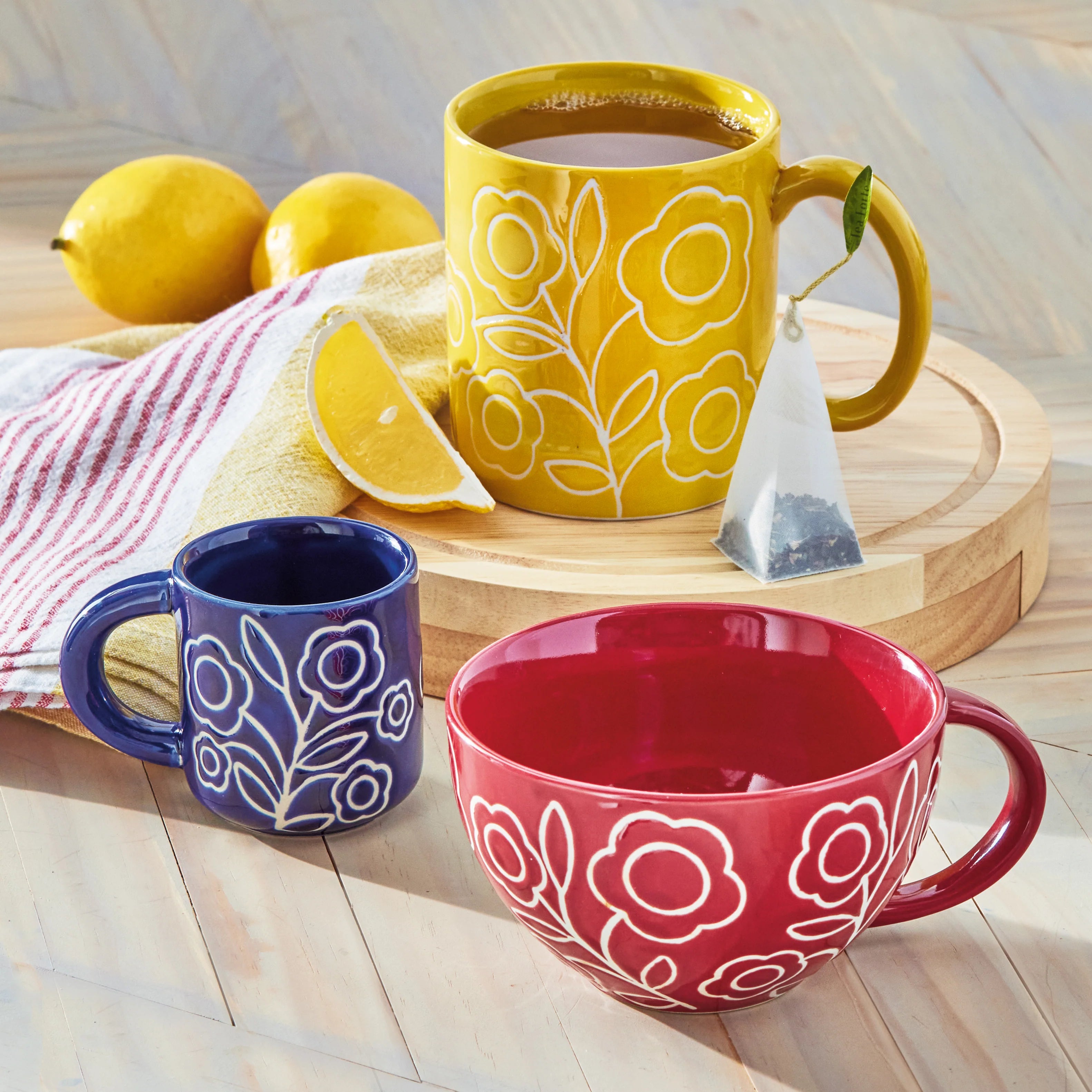 Zoey Flower Latte Mug