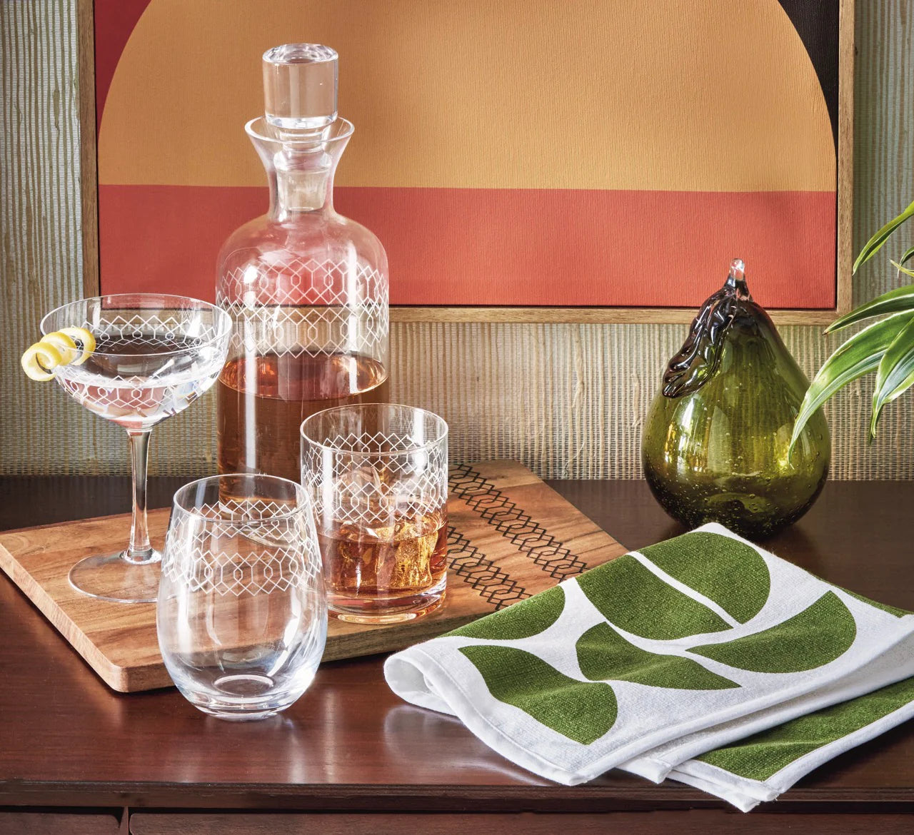 Fitz Etched Decanter