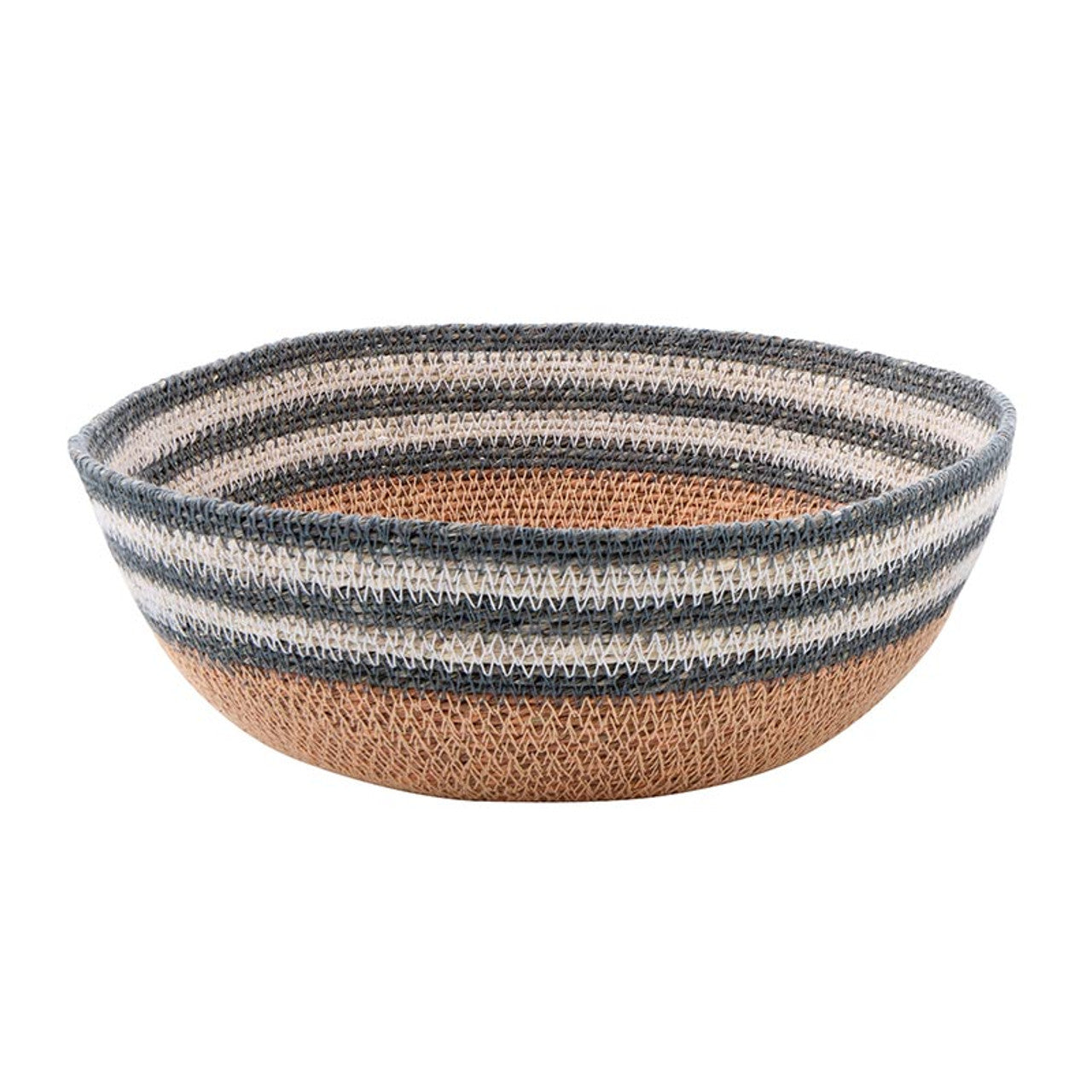 Navy Patterned Decorative Bowls (2 Sizes)