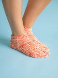 World's Softest Socks - Women's Weekend Ragg  Footsie. Orange