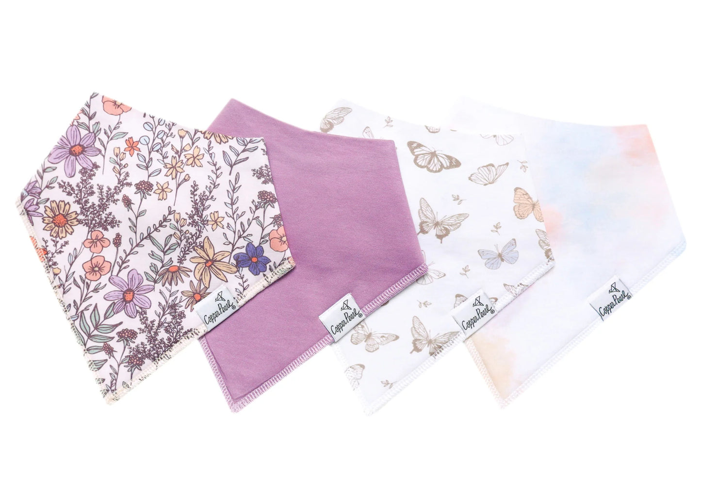 Copper Pearl Baby Bandana Bibs
